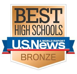 U.S.News & World Reports - Best High Schools Bronze Logo